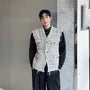 Tweed Tasseled Button-Up Vest