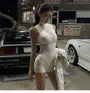 Sleeveless Mock Neck Sheer Panel Romper
