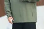 Plus Size Plain Zip Jacket