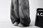 Mid Rise Washed Barrel Leg Baggy Jeans