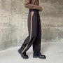High Waist Two Tone Wide Leg Sweatpants