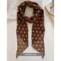 Polka Dot Mesh Narrow Scarf (Various Designs)
