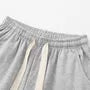 Drawstring Waist Plain Wide Leg Sweatpants