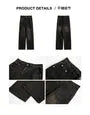 High Waist Washed Wide Leg Jeans