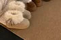 Platform Fluffy Panel Faux Suede Short Snow Boots