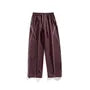 Drawstring Waist Contrast Stitched Loose Fit Sweatants