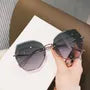 Metal Frame Gradient Sunglasses