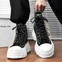 Platform Chunky Heel Lace-Up Short Boots