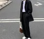 Unisex Straight-Leg Dress Pants