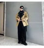 Two-Tone Open Front Jacket