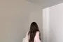 Scoop Neck Plain Sweater / Drawstring Waist Wide Leg Pants