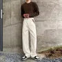 High Waist Two Tone Wide Leg Sweatpants