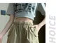 High Waist Wide Leg Cargo Shorts