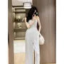 Sleeveless Square Neck Plain Wide Leg Jumpsuit
