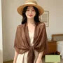 Plain Sheer Triangle Scarf