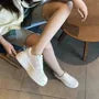 Platform Plain Lace Up Sneakers