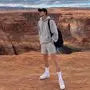 Plain Straight Leg Sweat Shorts