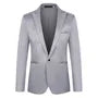 Peak Lapel Two Tone Single Breasted Blazer