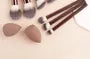 Set of 11: Makeup Brush + Makeup Blender Beauty Sponge + Triangle Powder Puff