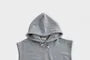Plain Pocket Hooded Tank Top