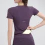 Short-Sleeve Crew Neck Back Pocketed Sport T-Shirt