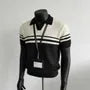Short-Sleeve Collared Two Tone Polo Shirt