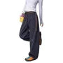 Drawstring Waist Contrast Stitch Baggy Pants