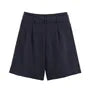 Mid Rise Plain Shorts