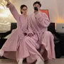 Couple Matching Plain Pajama Robe