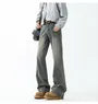 Mid Rise Distressed Washed Bootcut Jeans