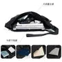Set: Plain Crossbody Bag + Buckled Pouch
