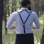 Faux Leather Body Harness Belt