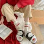 Set of 2 Pairs: Striped Ribbed Socks
