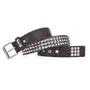 Faux Leather Studded Belt