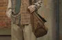 Plain Buckled Messenger Bag