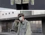 Washed Distressed Oversized Denim Single-Breasted Jacket