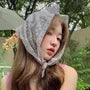 Lace Trim Triangle Bandana