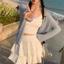 V-Neck Plain Cardigan