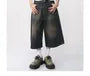 Washed Denim Jorts