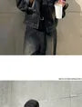 Stand-Collar Denim Jacket