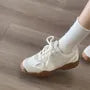 Mesh Panel Rubber Sole Sneakers
