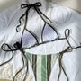 Set: Striped Bikini Top + Bottom