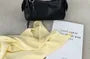 Set: Plain Faux Leather Shoulder Bag + Bag Charm