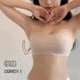 Plain Seamless Wireless Bandeau Bra