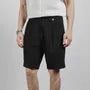 Mid Rise Plain Pleated Shorts