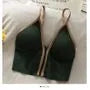 Contrast Trim Zip-Up Bustier Top