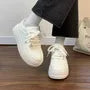 Platform Plain Lace Up Sneakers