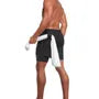 Drawstring Waist Mock Two Piece Sports Shorts
