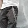 Layered Pants Chain Waist Strap
