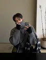 Turtleneck Ribbed-Knit Sweater